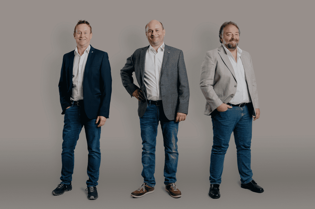 Geschäftsführerteam Ackermann, Vesenmeier, Philipp
