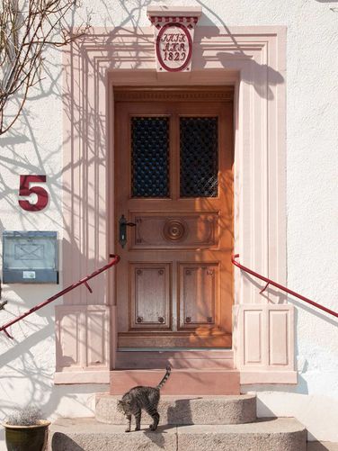 Schreinerei Ackermann Philipp Vesenmeier GmbH in Schopfheim - Haustür Eiche Nachbau